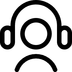 Headphones Person Icon from Ultimate Regular Set