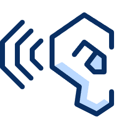 Ear Listening Icon from Cyber Duotone Set