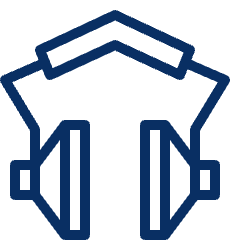 Headset Icon from Cyber Line Set