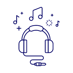 Headphones Wireless 6 Illustration from UX Line Set