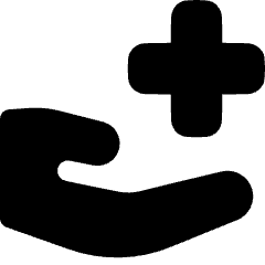 Insurance Hand 1 Icon from Flex Solid Set