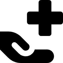 Insurance Hand 1 Icon from Core Solid Set