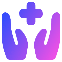 Insurance Hand 2 Icon from Plump Gradient Set