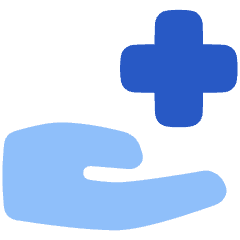 Insurance Hand Icon from Plump Flat Set