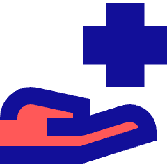 Insurance Hand Icon from Sharp Pop Set