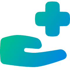 Insurance Hand Icon from Plump Gradient Set