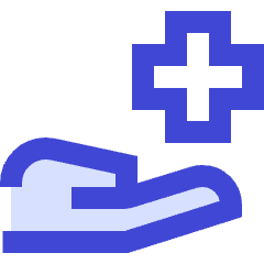 Insurance Hand Icon from Sharp Duo Set