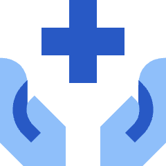 Insurance Hands Icon from Sharp Flat Set