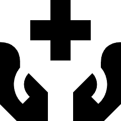 Insurance Hands Icon from Sharp Solid Set