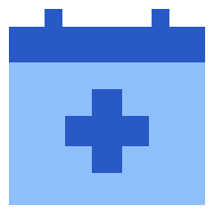 Waiting Appointments Calendar Icon from Sharp Flat Set