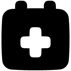 Waiting Appointments Calendar Icon from Plump Solid Set