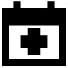 Waiting Appointments Calendar Icon from Sharp Remix Set