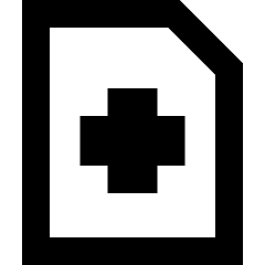 Medical Files Report History Icon from Sharp Remix Set