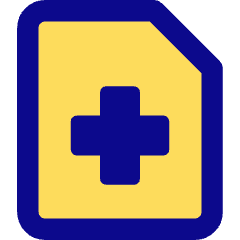 Medical Files Report History Icon from Core Pop Set