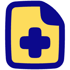 Medical Files Report History Icon from Plump Pop Set