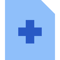 Medical Files Report History Icon from Sharp Flat Set