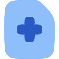 Medical Files Report History Icon from Flex Flat Set