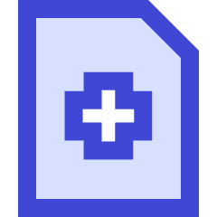 Medical Files Report History Icon from Sharp Duo Set