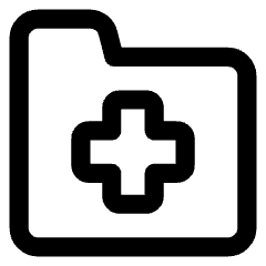 Medical Folder Icon from Core Line Set
