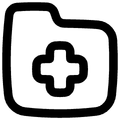 Medical Folder Icon from Flex Line Set