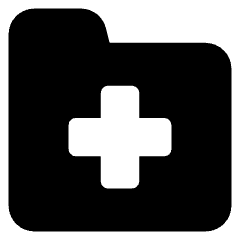 Medical Folder Icon from Core Solid Set