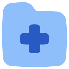 Medical Folder Icon from Plump Flat Set
