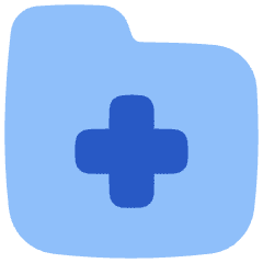 Medical Folder Icon from Flex Flat Set