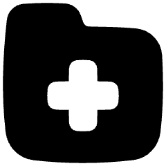 Medical Folder Icon from Flex Solid Set