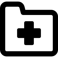 Medical Folder Icon from Core Remix Set