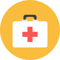 Aid Kit Icon from Kameleon Colors Set