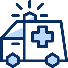 Ambulance Icon from Cyber Duotone Set