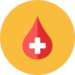Blood Donate Icon from Kameleon Colors Set