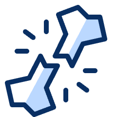 Bone Broken Icon from Cyber Duotone Set