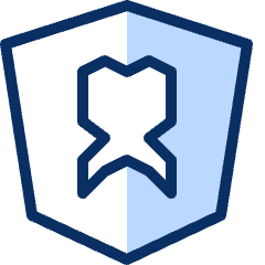 Dentist Shield Icon from Cyber Duotone Set