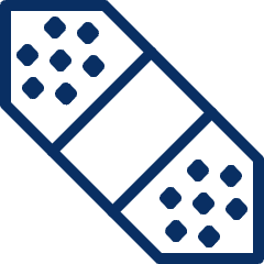 First Aid Plaster Icon from Cyber Line Set