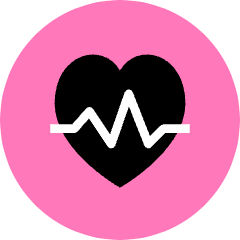 Heart Pulse Icon from Kameleon Pop Set