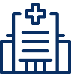 Hospital Icon from Cyber Line Set