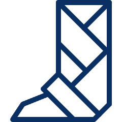 Medical Cast Icon from Cyber Line Set