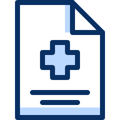 Medical Certificate Icon from Cyber Duotone Set