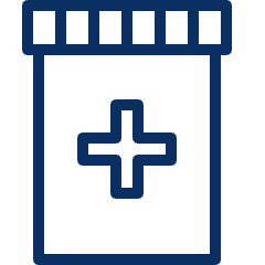 Medical Pill Bottle 1 Icon from Cyber Line Set