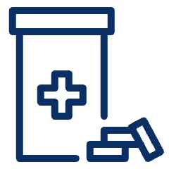 Medical Pill Bottle 2 Icon from Cyber Line Set
