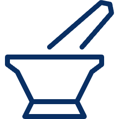 Mortar Pestle Icon from Cyber Line Set