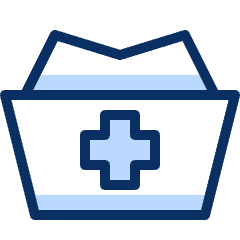 Nurse Cap Icon from Cyber Duotone Set