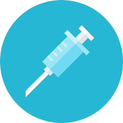 Syringe Icon from Kameleon Colors Set