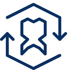 Tooth Refresh Icon from Cyber Line Set