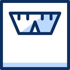 Weight Scale Icon from Cyber Duotone Set