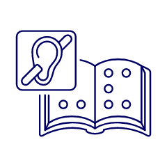 Braille Book Illustration from UX Line Set