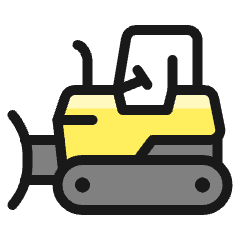 Heavy Equipment Cleaner 2 Icon from Ultimate Colors Set