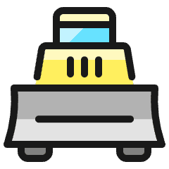 Heavy Equipment Cleaner Icon from Ultimate Colors Set