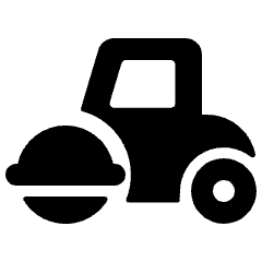 Heavy Equipment Flattener Icon from Ultimate Bold Set